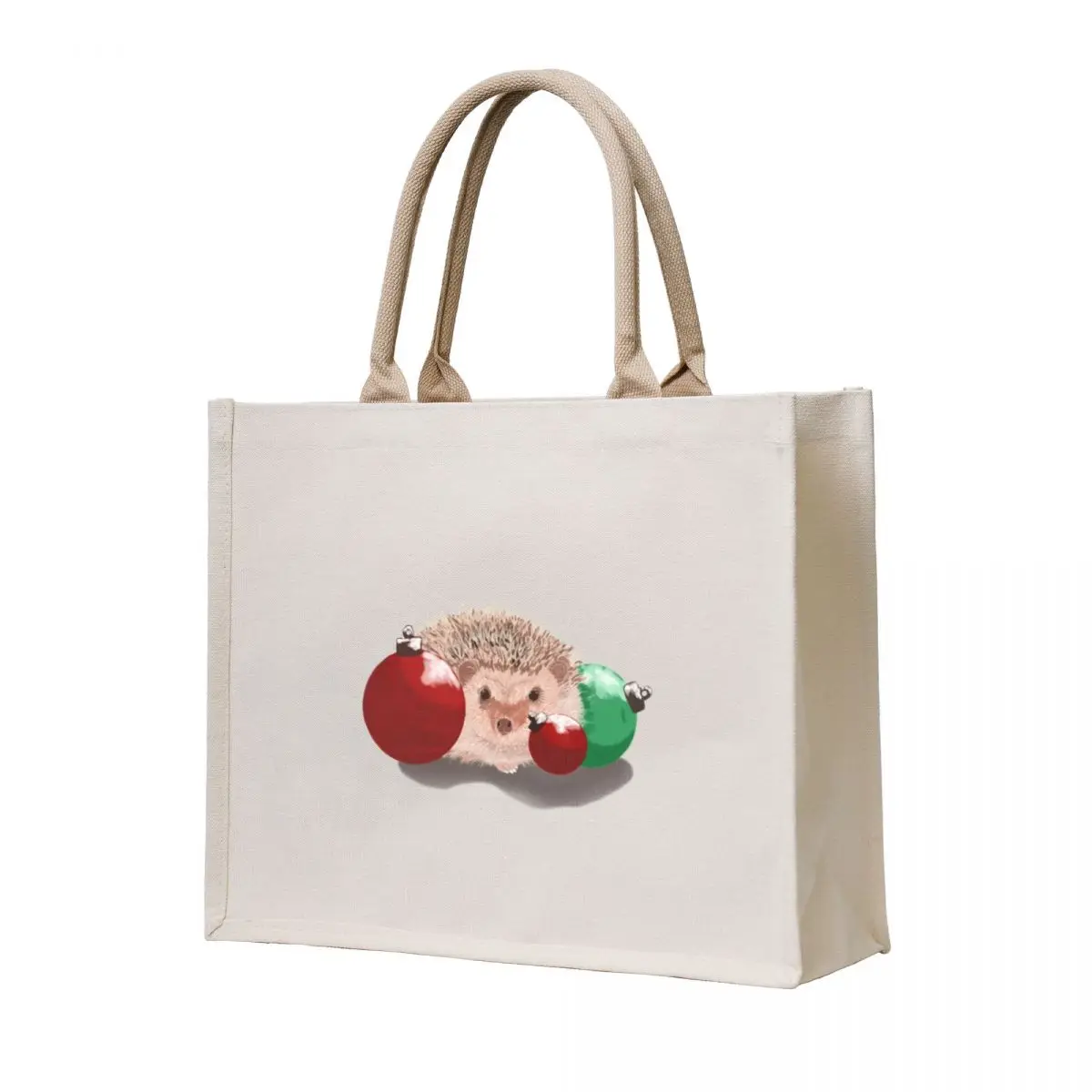 

Hedgehog surrounded by Christmas Ornaments Tote Bag Portable shopping bag tote bags cloth bags great bag