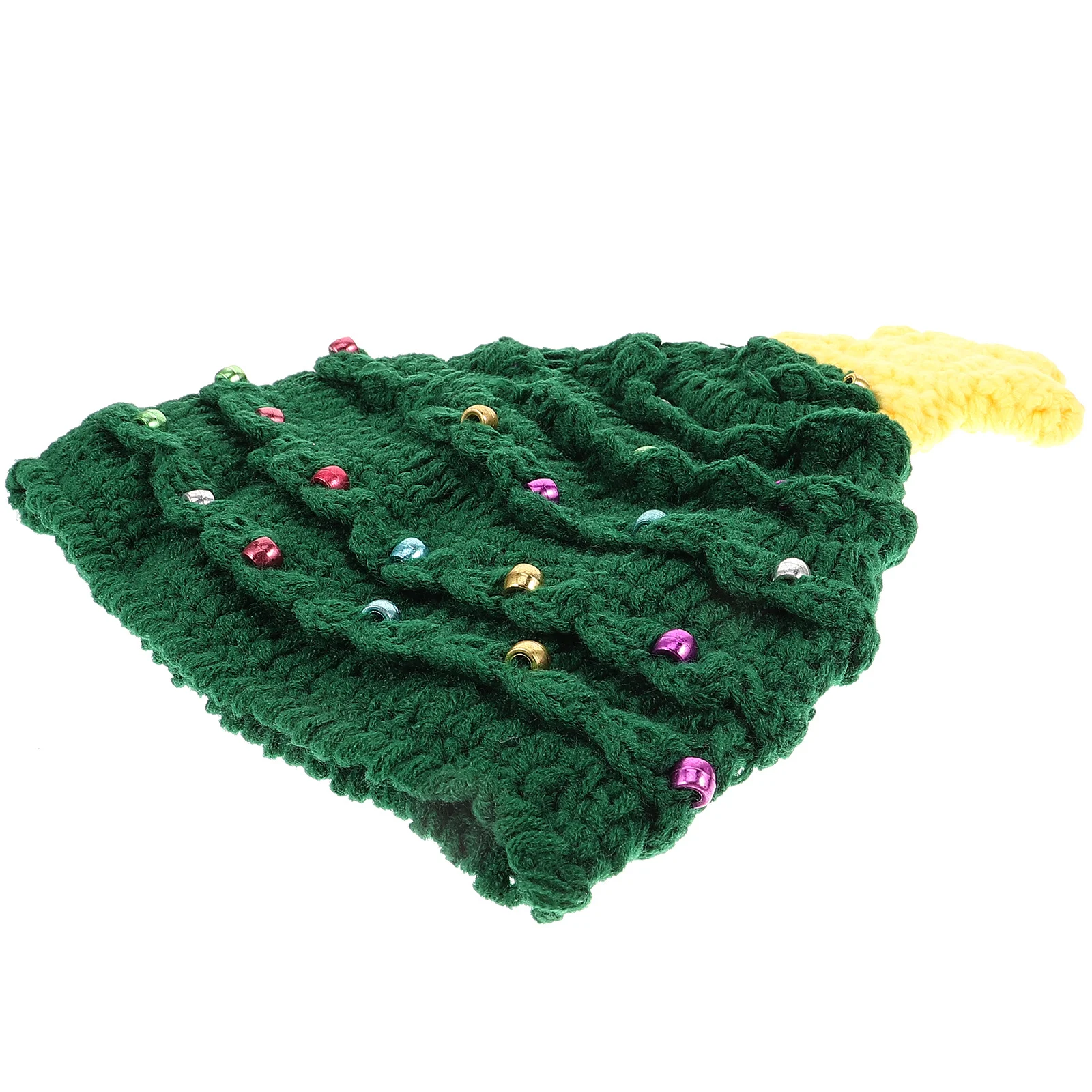 

Christmas Tree Star Crochet Hat Adorable Winter Knitted Cap Christmas Party Warm Winter Hat for Boys Girls