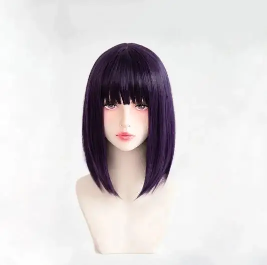 Anime Darling Marin Kitagawa Kuroe Shizuku Cosplay Wig Purple Short Heat Resistant Synthetic Hair Wigs image 2