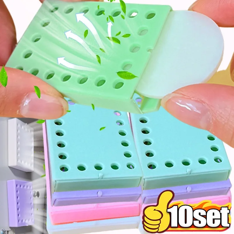 Ambientador sólido autoadhesivo, tabletas de fragancia de aromaterapia, desodorante duradero, desodorante sólido más fresco para dormitorio, armario, coche
