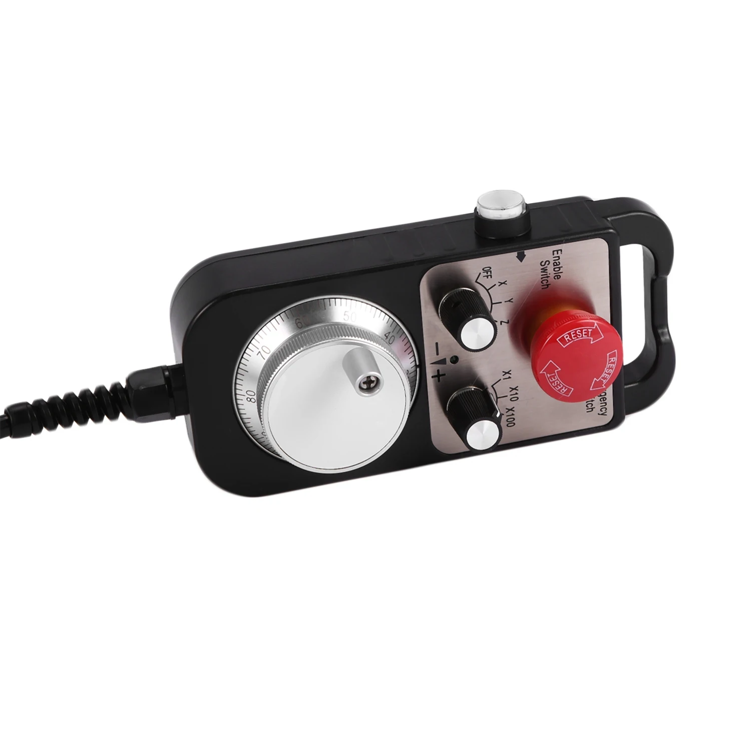 

Universal Cnc 4 Axis Mpg Pendant Hand Wheel 100 Pulse 5V & Emergency Stop Cnc Router Handwheel 4Axis Type-[Qahk]