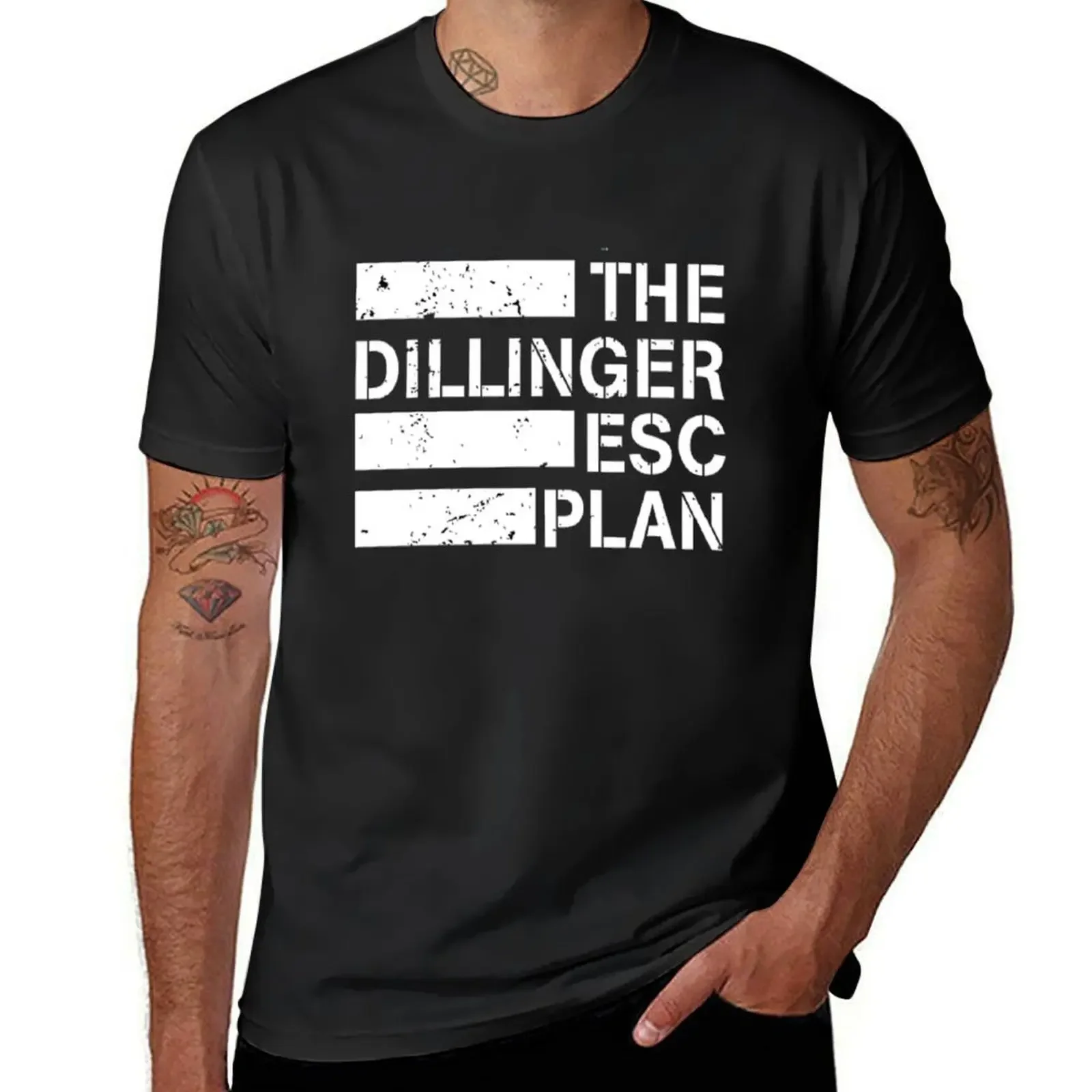 the dillinger escape plan T-Shirt plus size tops blanks rapper graphic tees mens champion t shirts