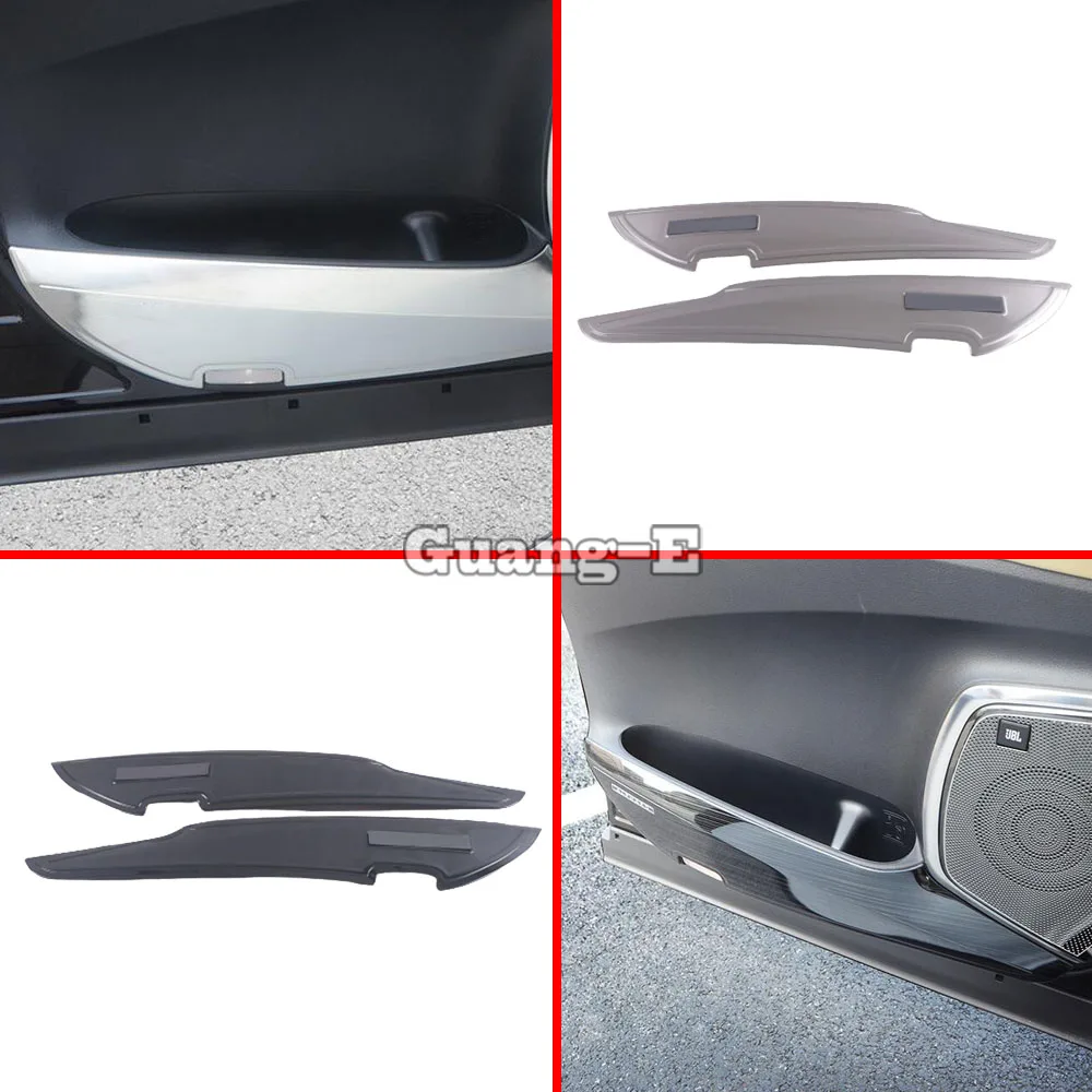 

For Toyota Alphard Vellfire 2016 2017 2018 2019 2020 Steel Car Anti-Kick Board Sticker Decoration Stick Interior Accessories