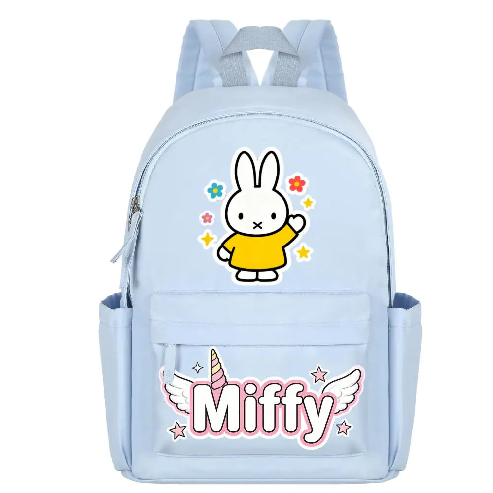 Plecak szkolny Miffy, prosty, ale bardzo atrakcyjny, o dużej pojemności, kreskówkowy i uroczy, najlepszy prezent dla przyjaciół.