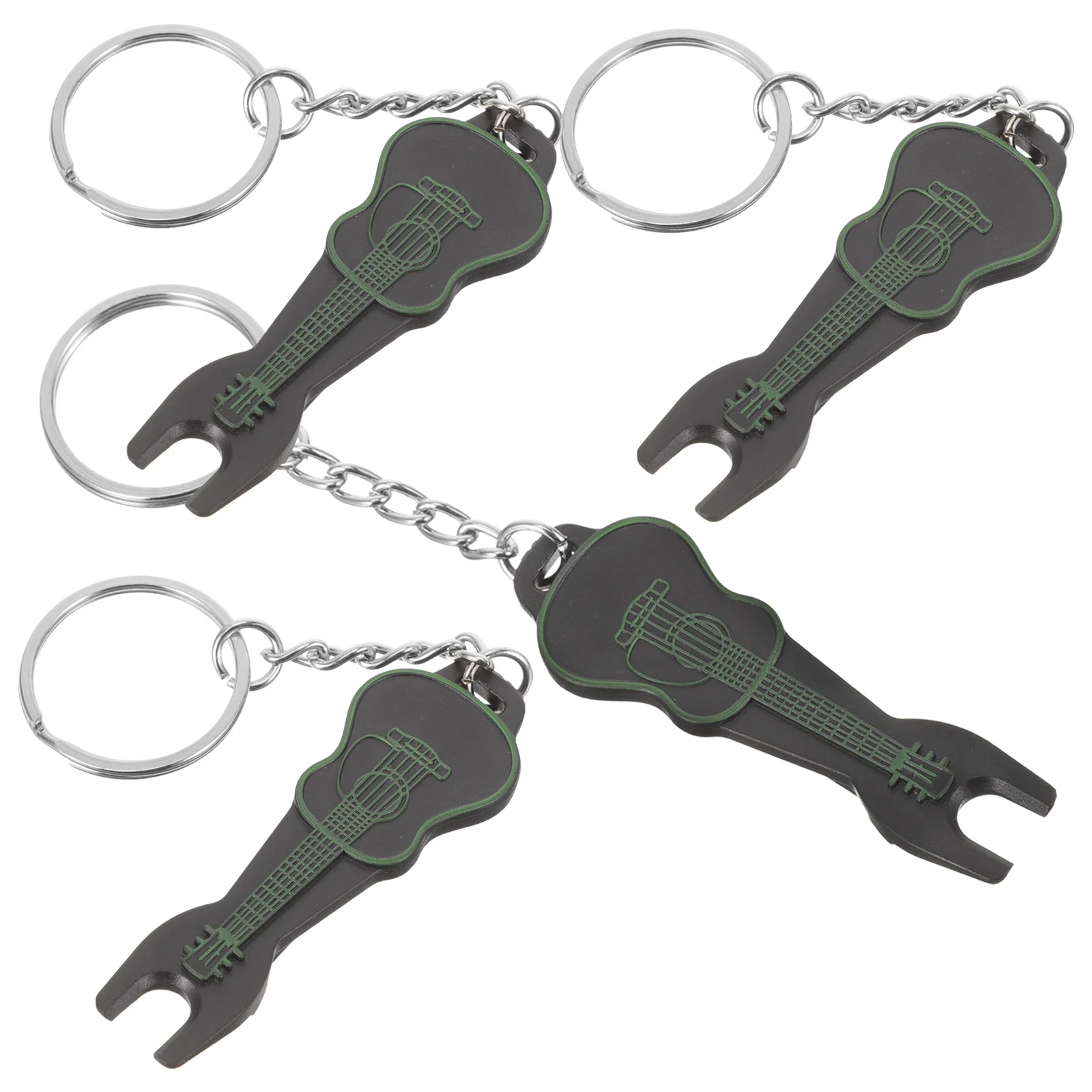 

4Pcs Guitar Bridge Pins Puller Tool with Keychain Lightweight Comfortable Grip for Acoustic Guitar String Changing Kit