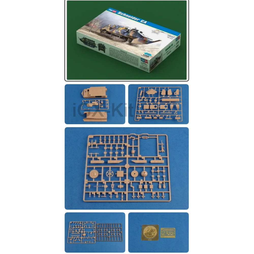 

Hobbyboss 83861 Масштабная модель 1:35 Французский тяжелый танк CA, пластиковый конструктор, набор для сборки, игрушка для хобби и творчества