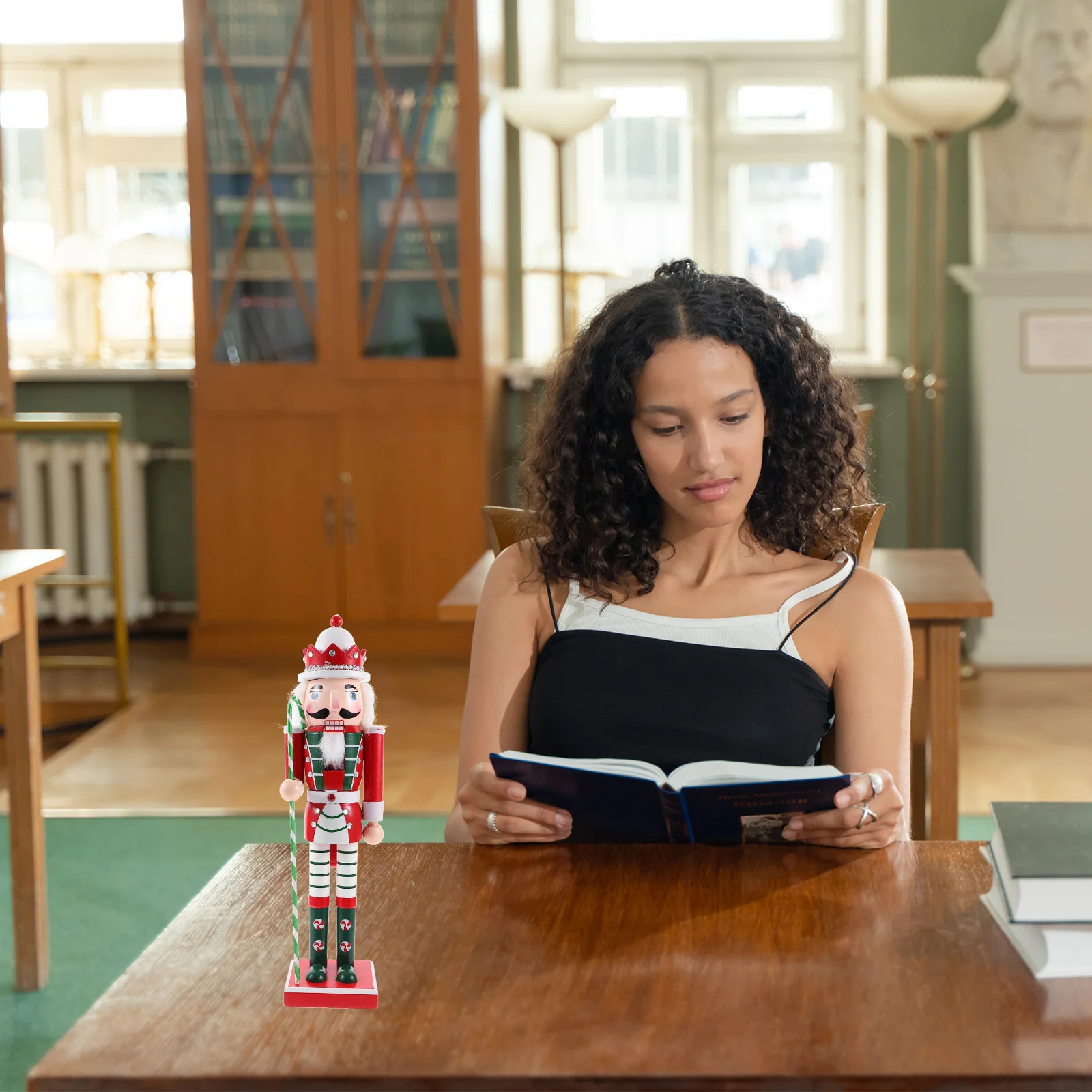 

Xmas Nutcracker Decoration Natural Wood Healthy Use Elegant Charm Party Room Christmas Gift Christmas Nutcrackers