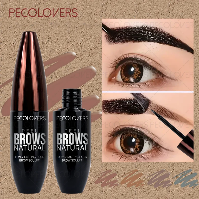 1 ชิ้นกาวติดคิ้วแบบฉีกได้, ครีมทาคิ้ว, ติดทนนานกันน้ำ, แต่งหน้าไม่ซีดจาง, สะดวก