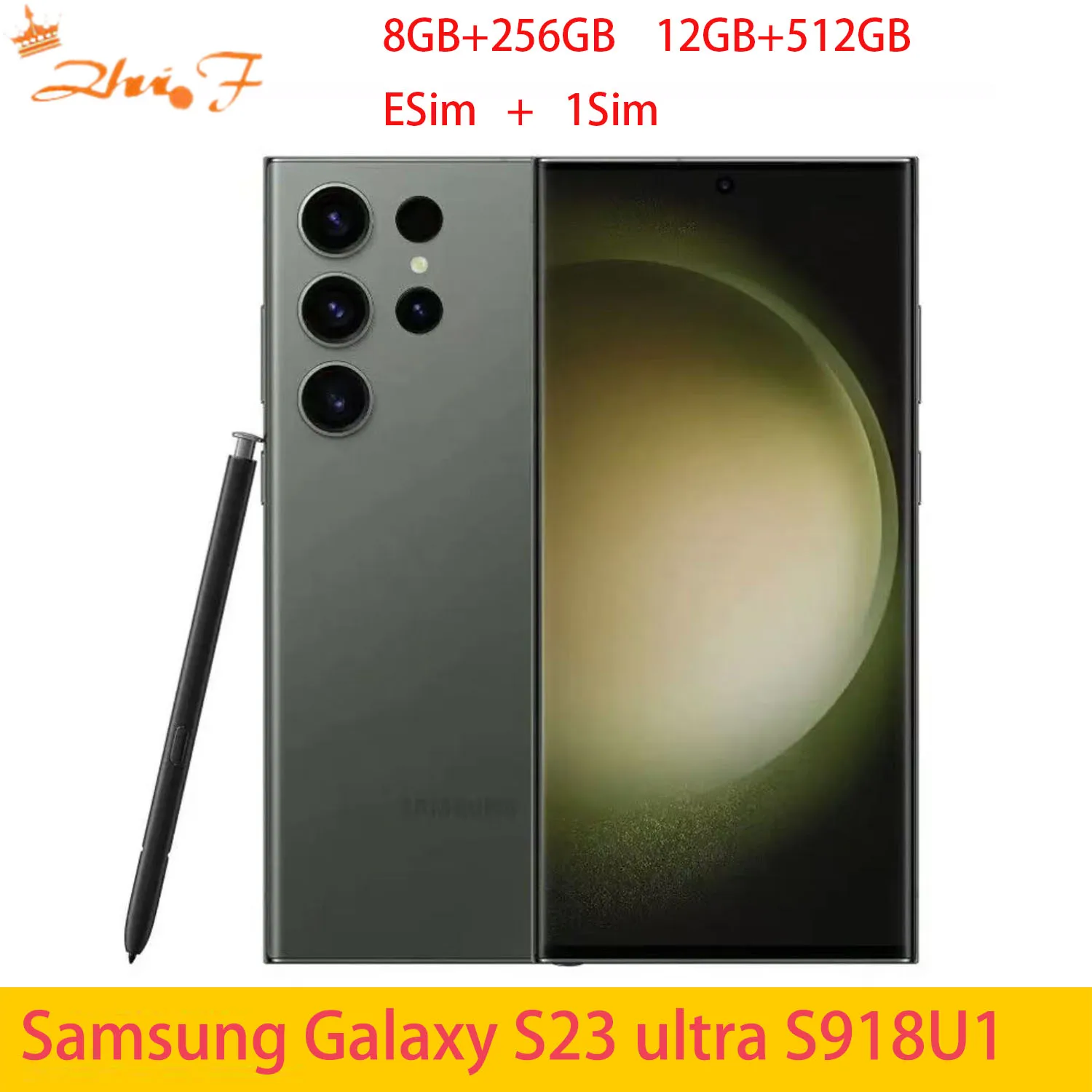 Samsung Galaxy S23 Ultra 5G s918u1 s918u Original 6.8" ROM 256/512GB RAM 8/12GB Snapdragon Teléfono Celular Android