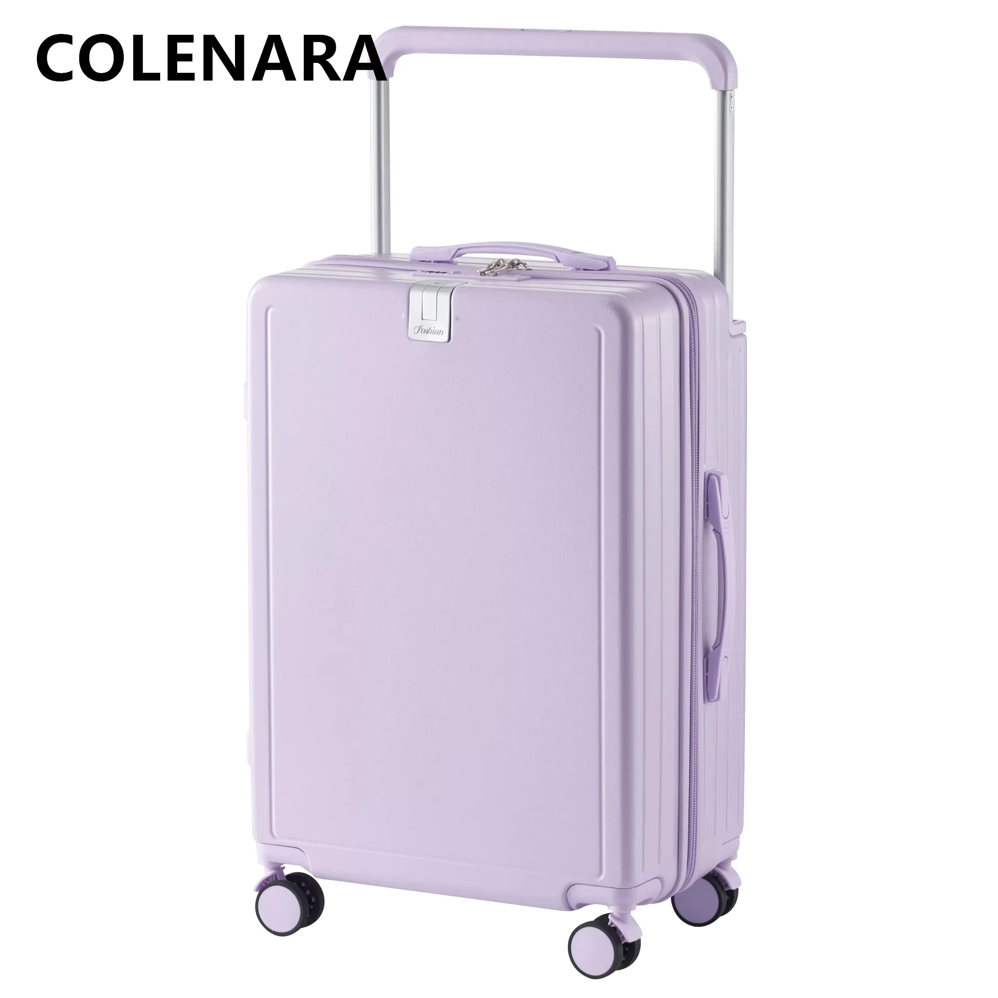 

COLENARA 22"24"26"28Inch USB Charging Suitcase Large Capacity ABS + PC Boarding Box Women's Trolley Case 20" Travel Luggage