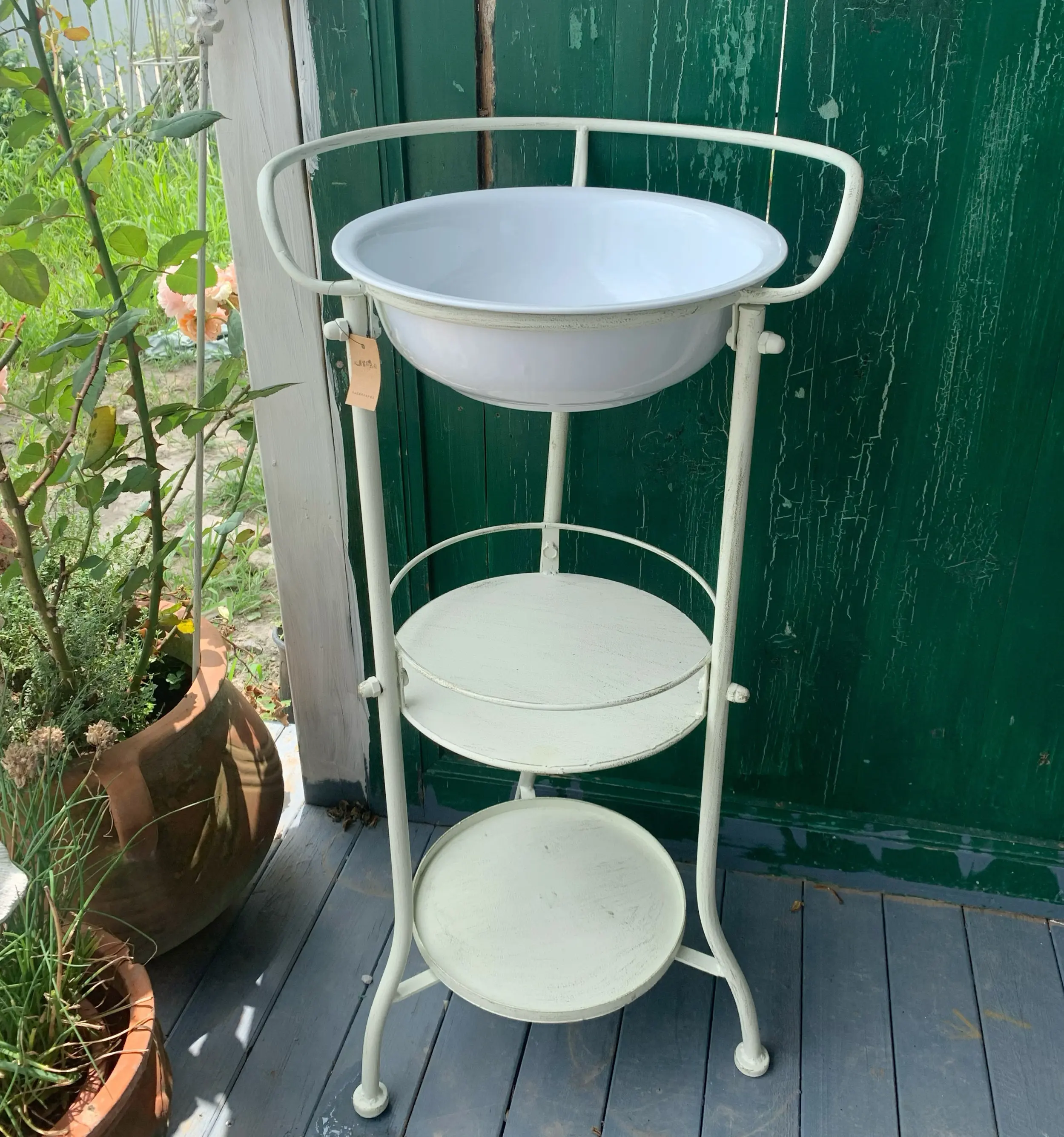 Garden grocery washbasin flower stand washbasin console