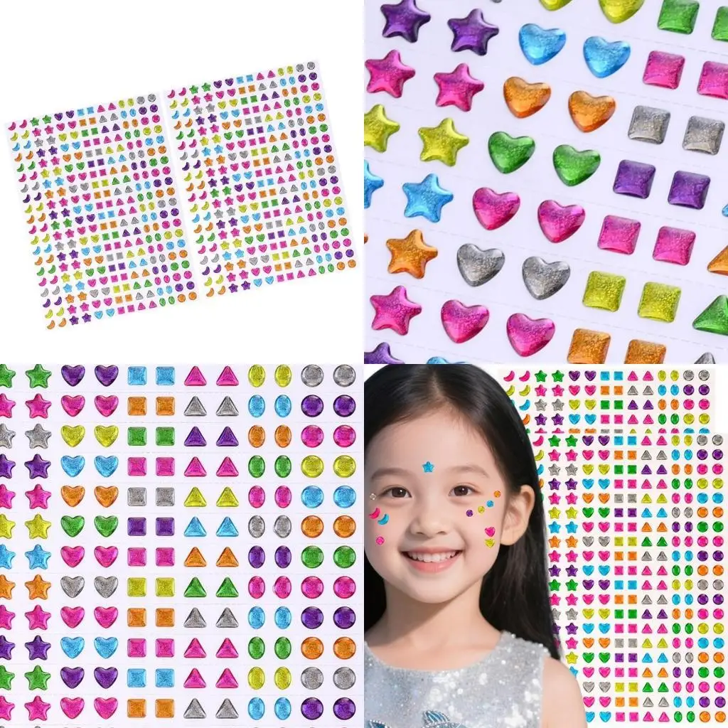 

Puffier Sticker Sheets Adorable Small 3D Sticker for Kids and Adults Tiny Sticker for Phone Case, Notebook, Scrapbooking