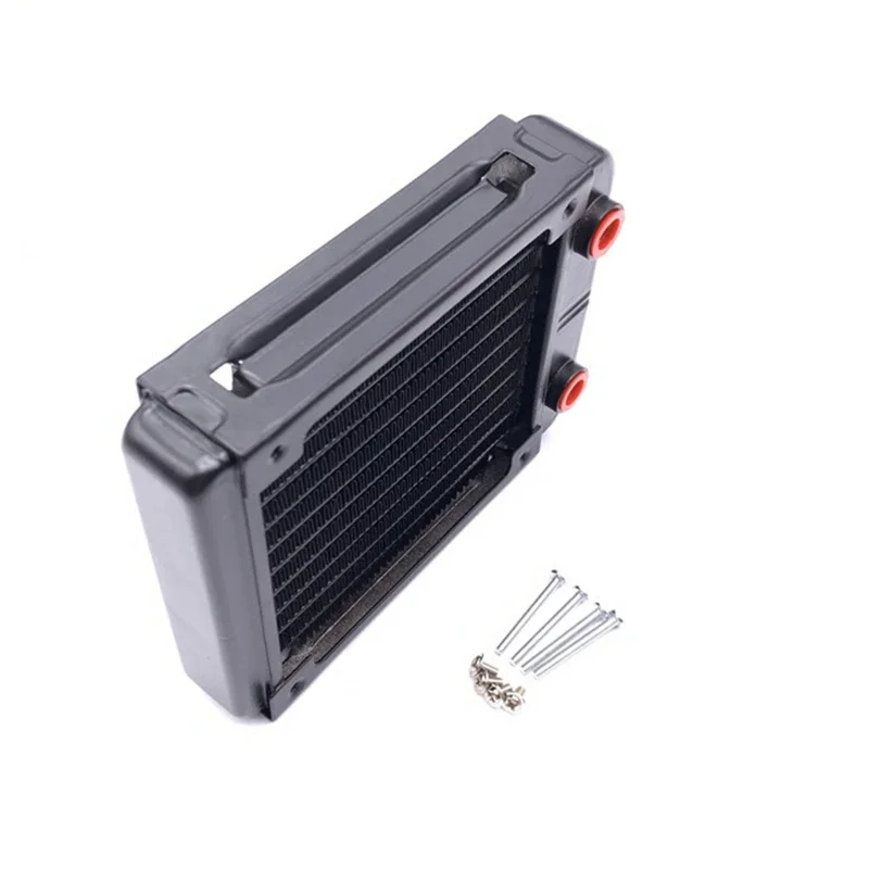 Water Cooling Computer Radiator 10 Pipe Aluminum Heat Exchanger Liquid Cooling Heat Sink for CPU PC Water Cool System