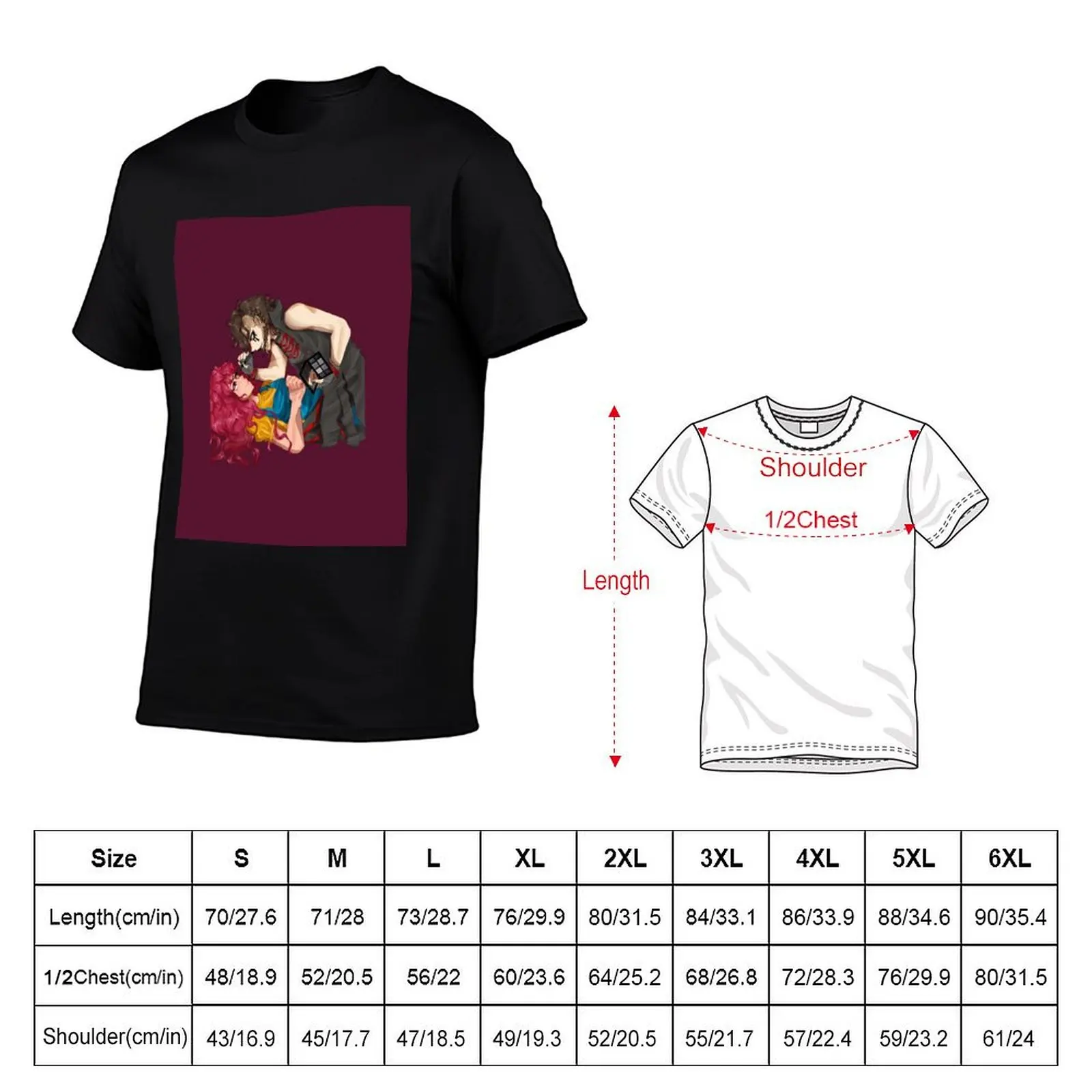 Naoreko makeup! T-Shirt Fashion Letter Print T-Shirt