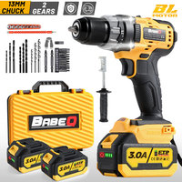 13MM Brushless Electric Drill Set Drill Screwdriver 25+3 Torque Cordless Impact Drill Lithium Battery Home DIY Drilling Machine