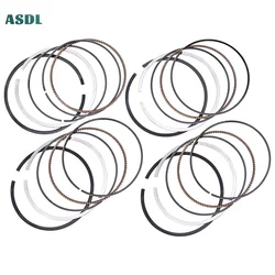 1/4 set 57mm 400CC Motorbike Engine Cylinder Piston Rings Kit for KAWASAKI ZXR400 1989-1996 ZX-4 F3 1988 ZXR 400 ZX4 Ring Set