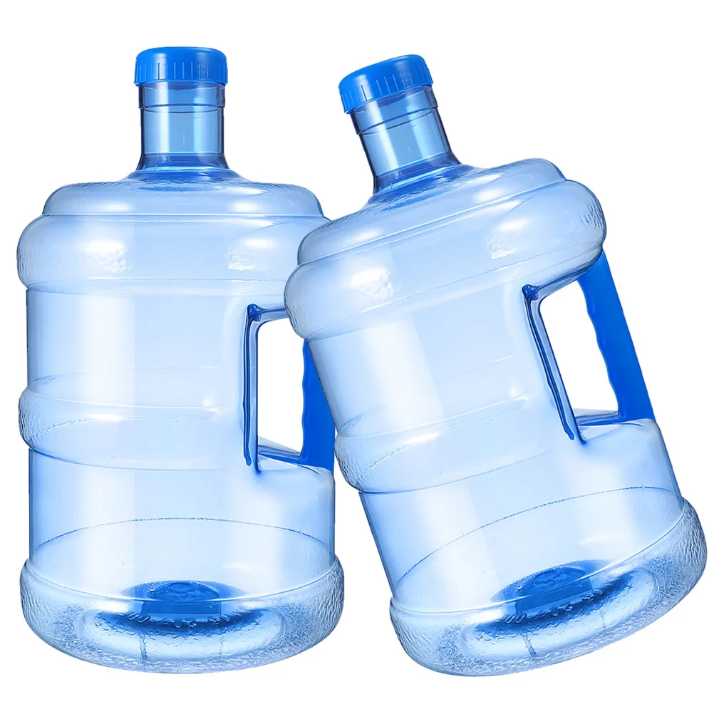 

2 Pcs Outdoor Portable Mineral Water Bucket Thickened Pet Kettle (5l Extra Version) 2pcs Bottle Jug Collapsible Bottles