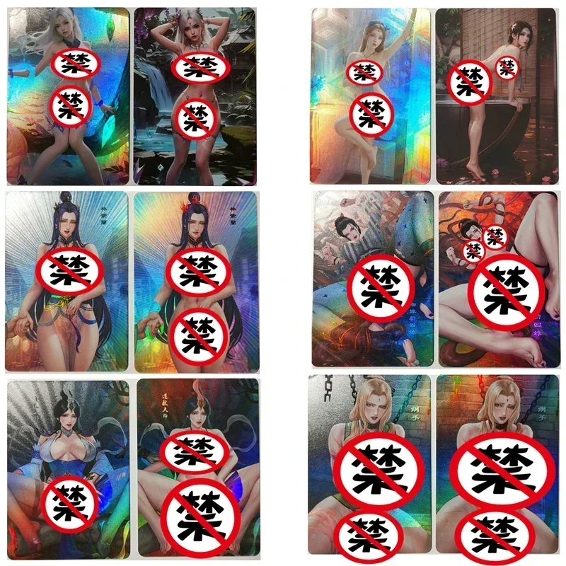 

2 шт./компл. DIY скрытая аниме-карта серии антикварных ‌ Цунаде ACG сексуальная телесная карта игрушка подарочная игра домашние аниме комиксы коллекционные карты