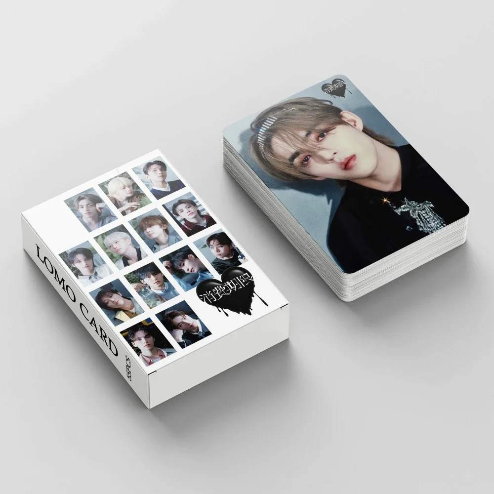 55Pcs/Set Kpop S.Coups Vernon The8 Japan Album Photocards Joshua Mingyu DK Hoshi Fashion Lomo Cards Postcards Fans gift