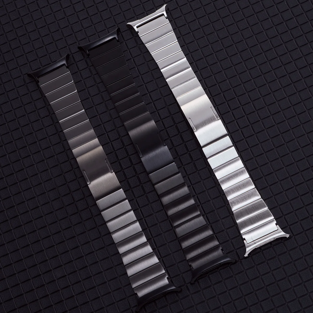 Suitable for Samsung Galaxy Watch Ultra One Bead Quick Release Stainless Steel Strap Folding Buckle Metal Titanium Watch Strap