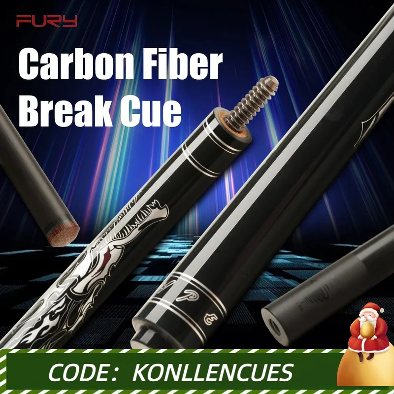 

Fury-AF-BK Series Billiards Punch Jump Cue, Carbon Fiber Technology Shaft, Professional Billiard Stick Kit