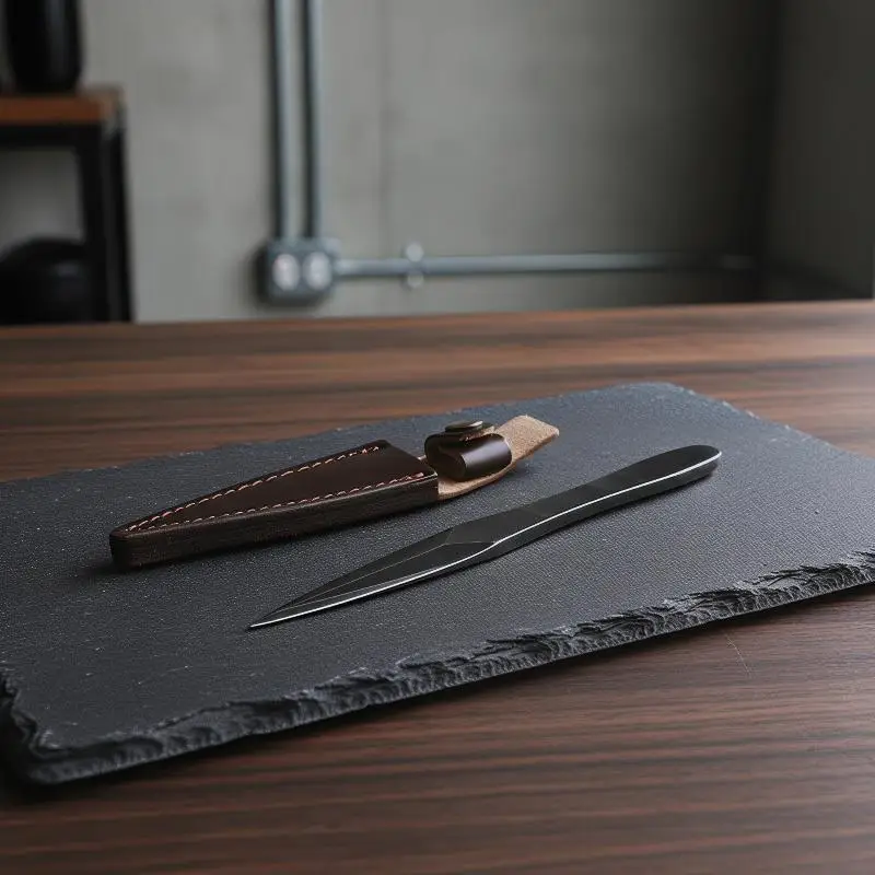 Handmade Tea Knife Steel Tea Needle, Tea Cone Tool For Puer Black Tea Cake Breaking Tea Set Accessories