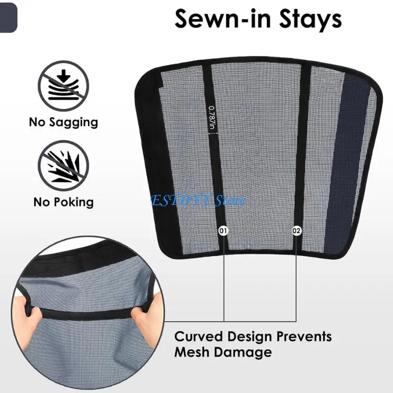 G6DE حماة أرجل الحصان قابلة للتعديل وشبكات مسامية لتوفير الراحة #3