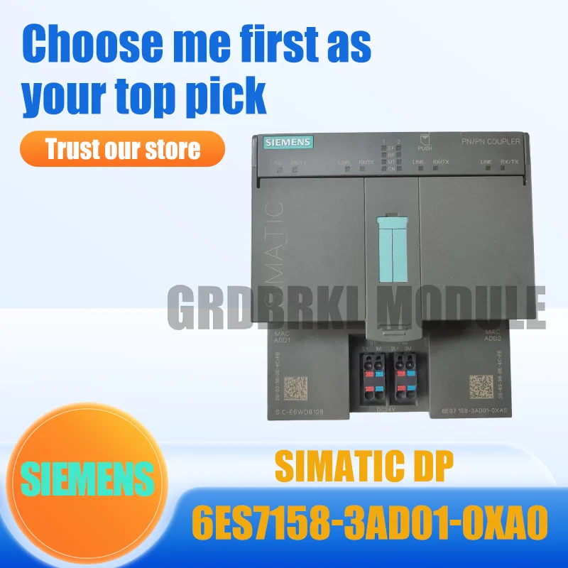 

New Original SIEMENS 6ES7 158-3AD01-0XA0 6ES7158-3AD01-0XA0 DP PN/PN Coupler Coupling module