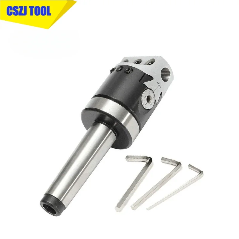 1set F1 12 2 Inch 50mm boring head +1pcs draw bar Morse tapper cone MT2 MT3 MT4 boring tool For CNC boring machine