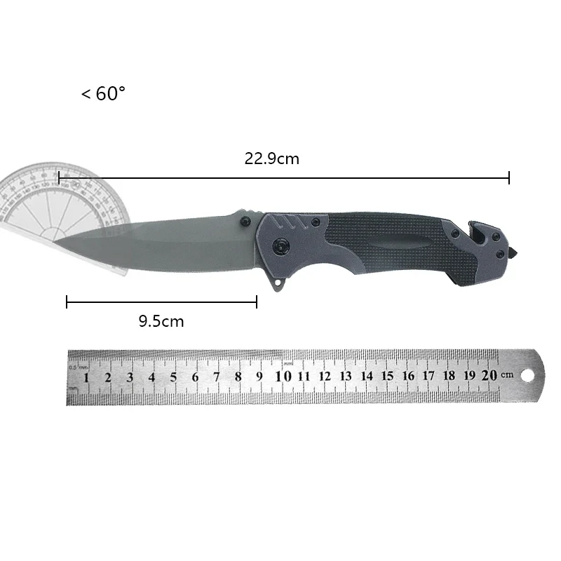 Outdoor Multifunctional Folding Knife Carrying Knife Stainless Steel Wilderness Camping Survival Knife Fruit Knife