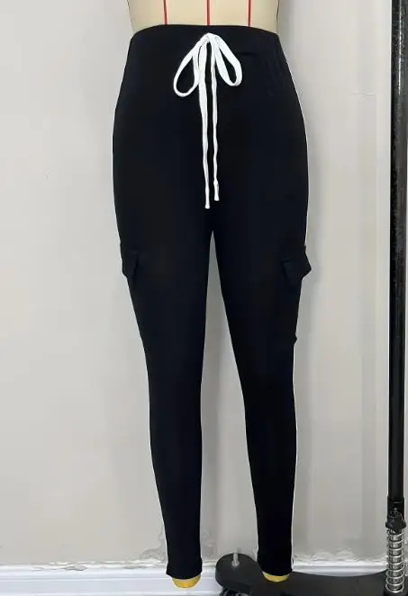 

New Knitted Contrasting Tight Sanitary Pants Casual Women's Clothes Fashion Style Sports Women High Waist Casual Skinny Leggings