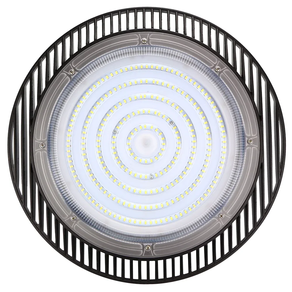 Classic RGBW Color Changing Dimmable Aluminum COB Warehouse UFO LED High Bay Light 240 W Factory Directly LED Highbay Light