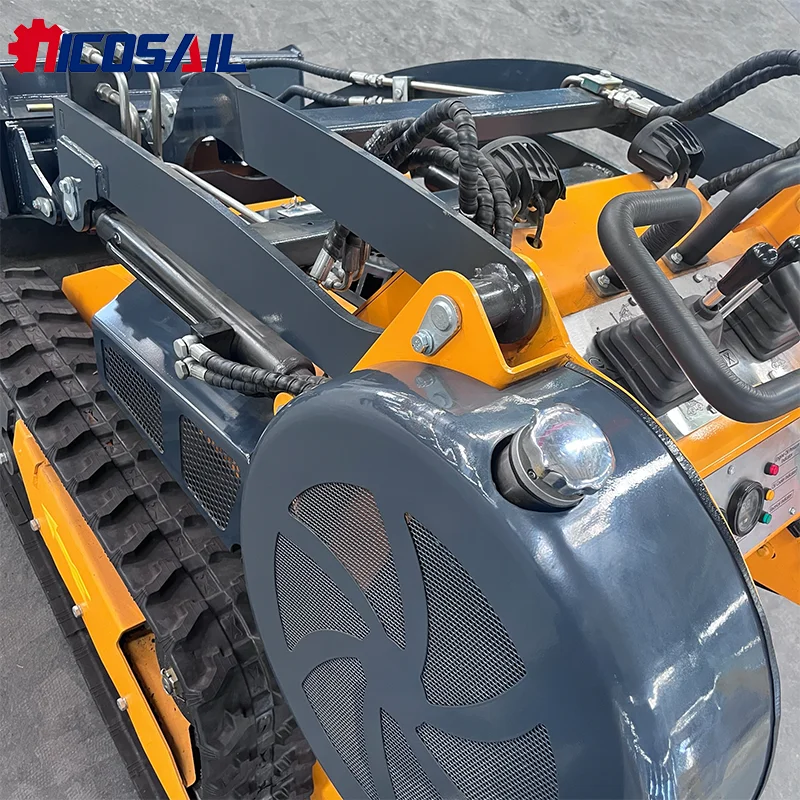 جرافة انزلاقية صغيرة مع محرك EPA متعددة الوظائف زاحفة المزرعة محمل صغير شحن مجاني رخيصة الثمن ضمان لمدة سنة واحدة