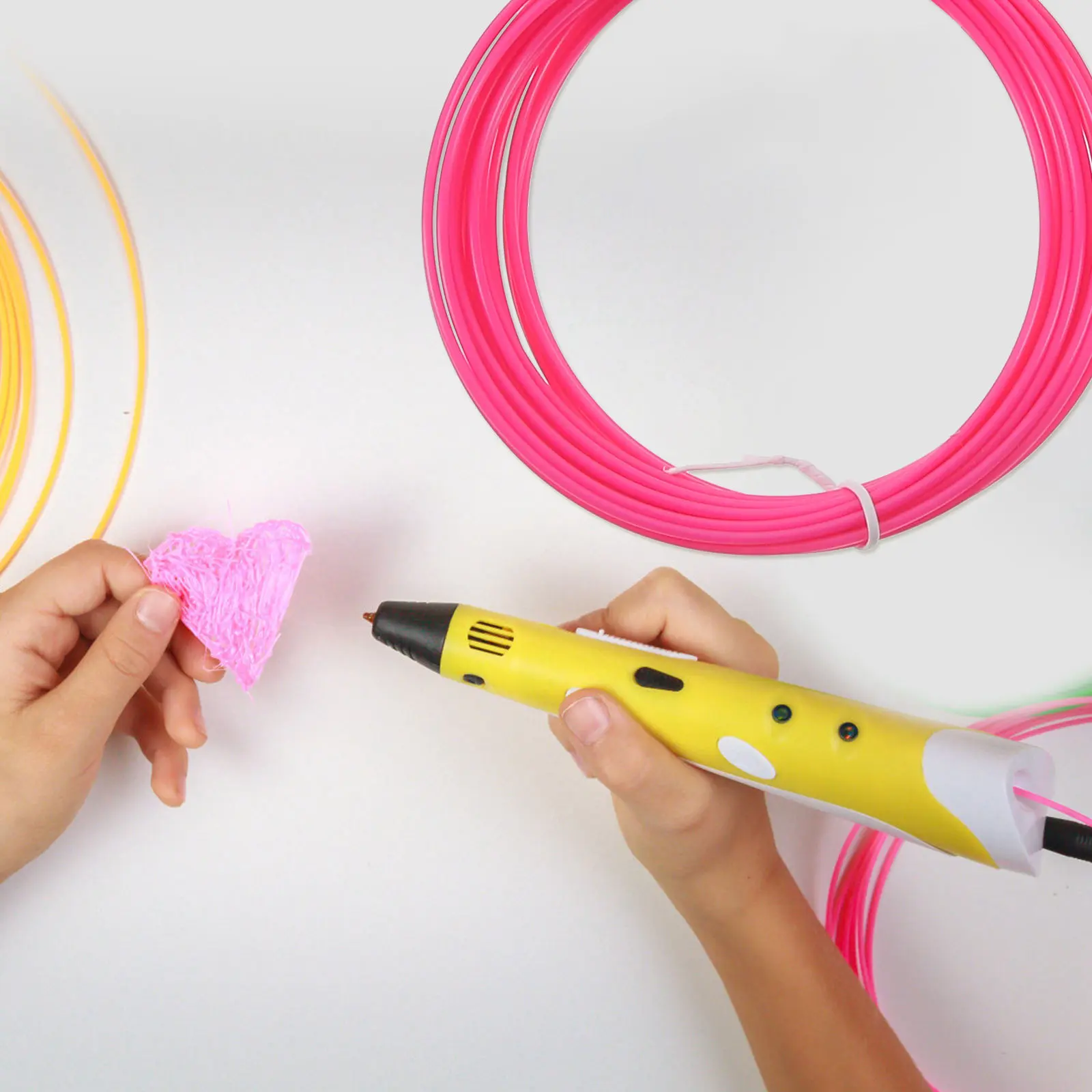 

10Pcs 1.75mm High Temperature ABS 3D Printer Filament Roll Smooth Low Warping No Clogging Tough Sandable Paintable