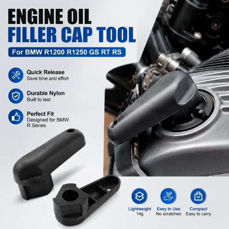 Tool-Free Quick Release Wrench Engine Oil Filler Cap Spanner Fit BMW R1200 R1250 GS RT RS Convenient Disassembly Hardware
