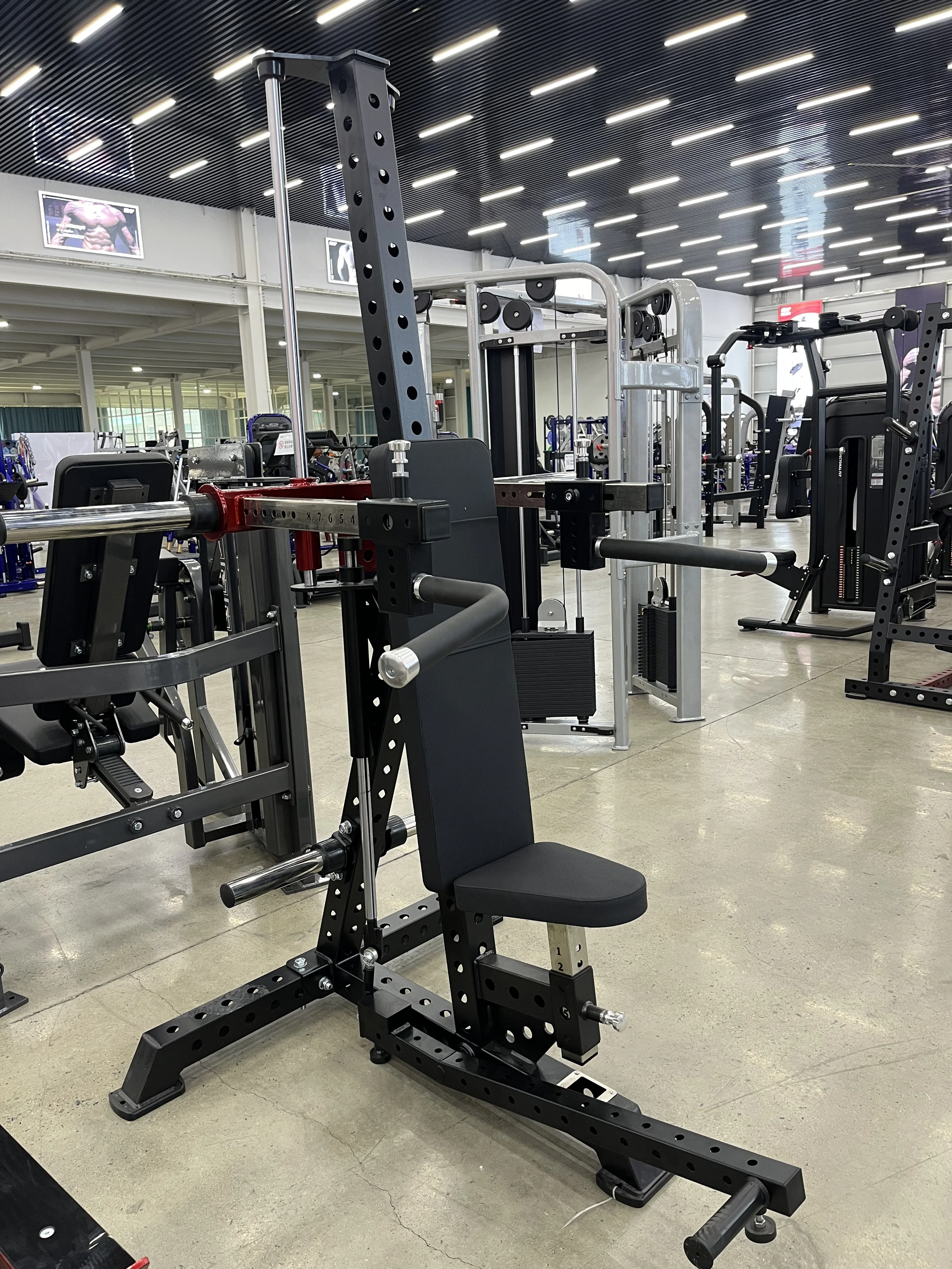 &c Hot Selling Safety Steel Plate-Loaded Seated Shoulder Press Strength Training Equipment Series