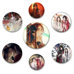 Tian Guan Ci Fu Hua Cheng Brooch Heaven Official’s Blessing Badge Accessories DIY Craft for Clothes Backpack Snap-in Button Pins