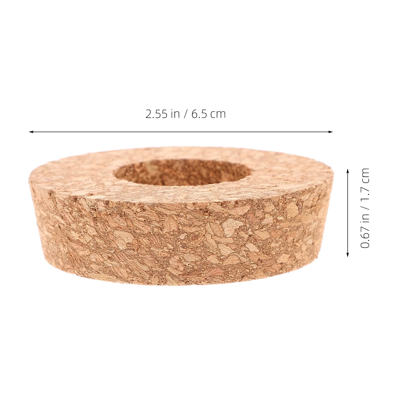 

4 Pcs Hydroponic Vase Lid Wood Planter Cover Glass Container Terrarium Supplies Plant Hole Design Elegant Desk Decor
