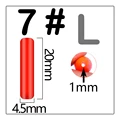 7 cylinder red L
