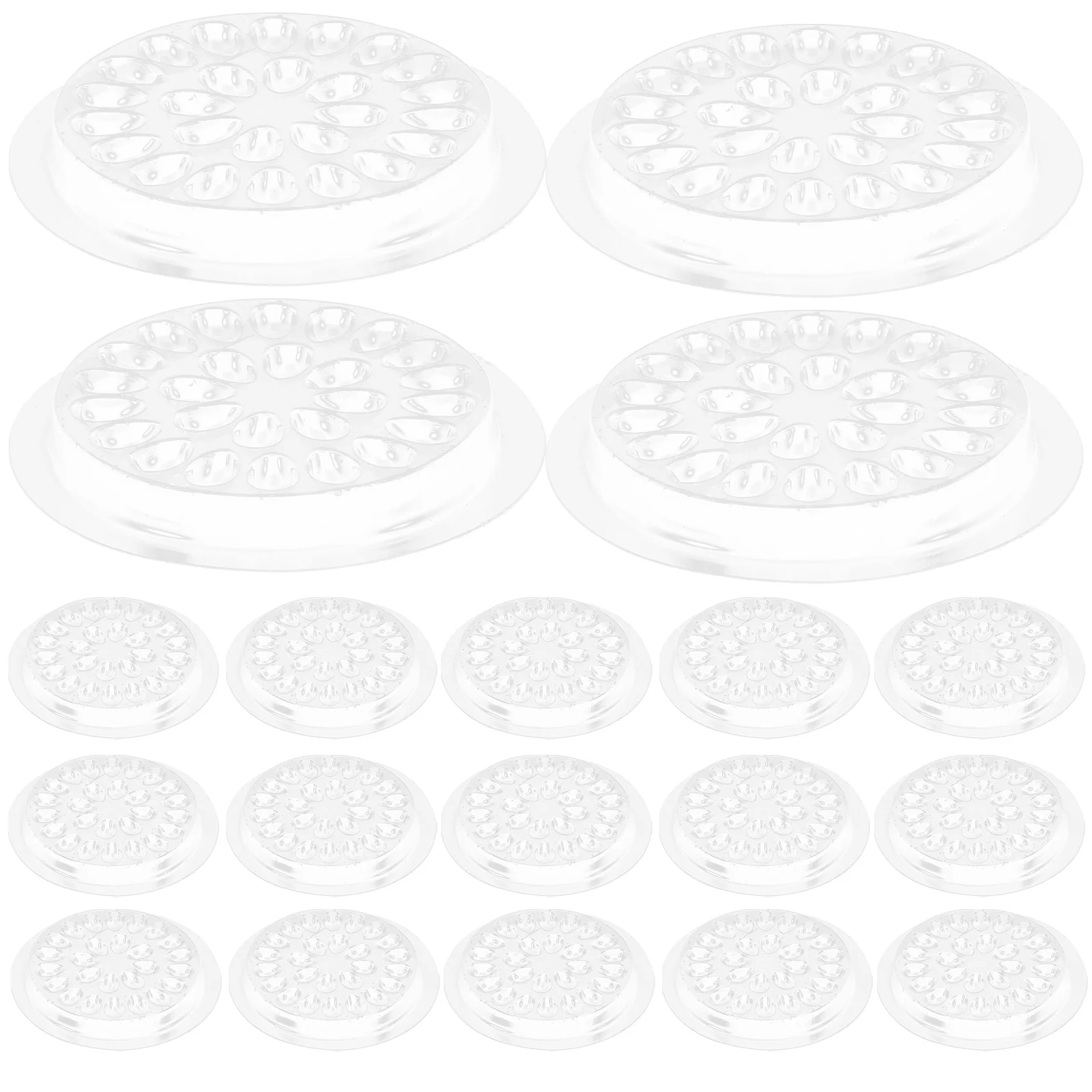 

30Pcs Lash Holder Eyelash Extension Pallet Acrylic Grafting Tool for Semi Pigment Storage Mess Free Application