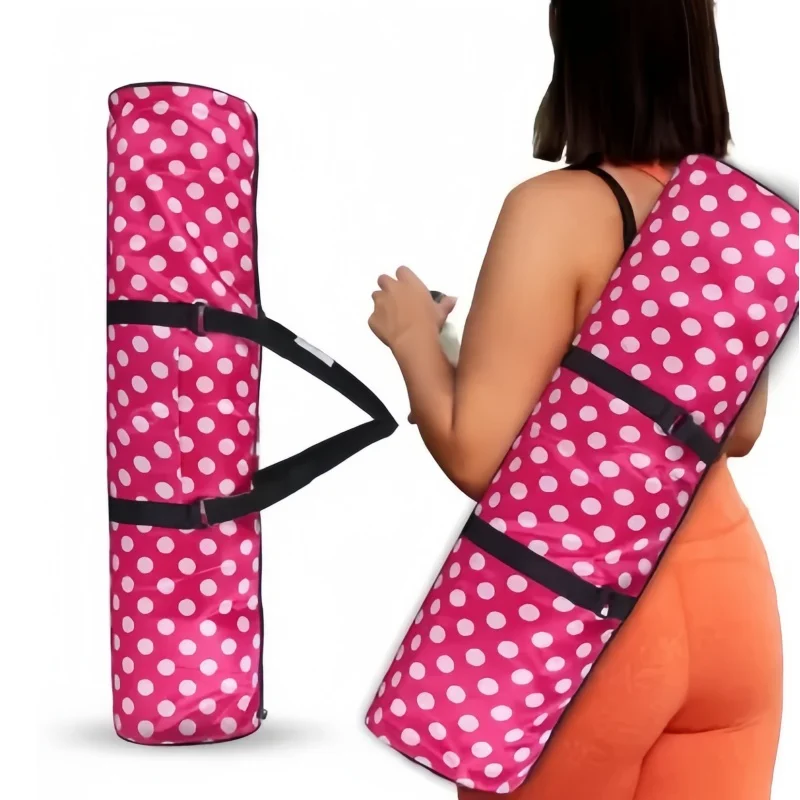 Yoga Mat Bag Waterproof Yoga Training Carry Bag Gym Folding Exercise Mat Cover for Women Indoor and Outdoor Pilates Yoga Sport