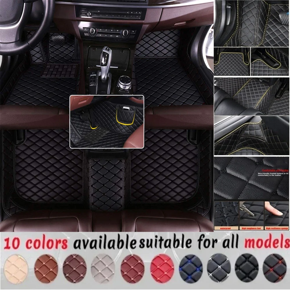 

Для Hyundai I30 2007-2012 авто ковры из искусственной кожи на заказ автомобильные коврики водонепроницаемые аксессуары для ног Coche вкладыши