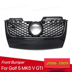 ABS Bumper Grille Vehicle Fittings Rust-proof Shakeproof Front Bumper Grille Replacement Suitable For VW Golf 5 MK5 V GTI