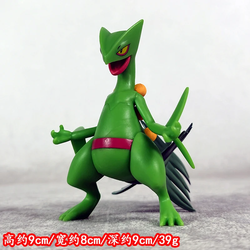 9cm Baokemeng estereoscópico Atlas serie Ace Lizard King Gk muñeca de mano periférico de animé Tide Play modelo de decoración de mesa