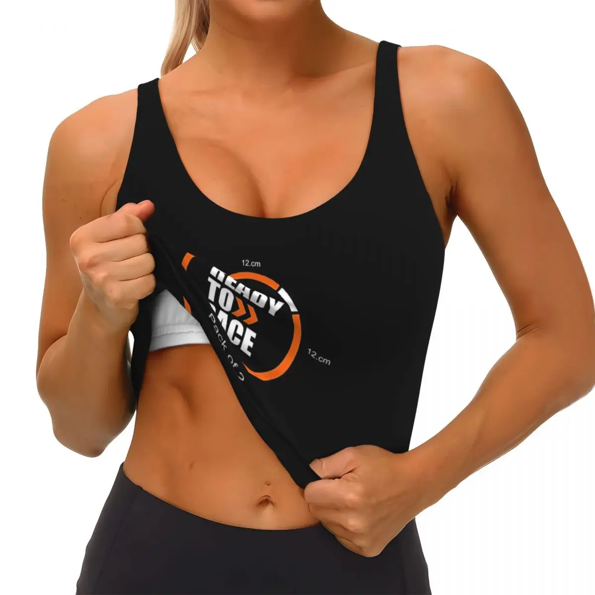 Tops de Treino para Mulheres, Motocross, Betume, Sutiãs Esportivos Yoga, Personalizado, Pronto para Corrida