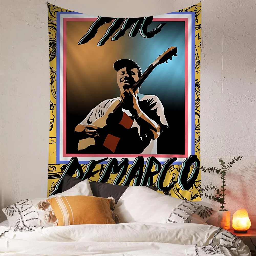 Pop Rock Singer Mac Demarco Tapestry Art Printing Art Science Fiction Room Home Decor Wall Art Decor