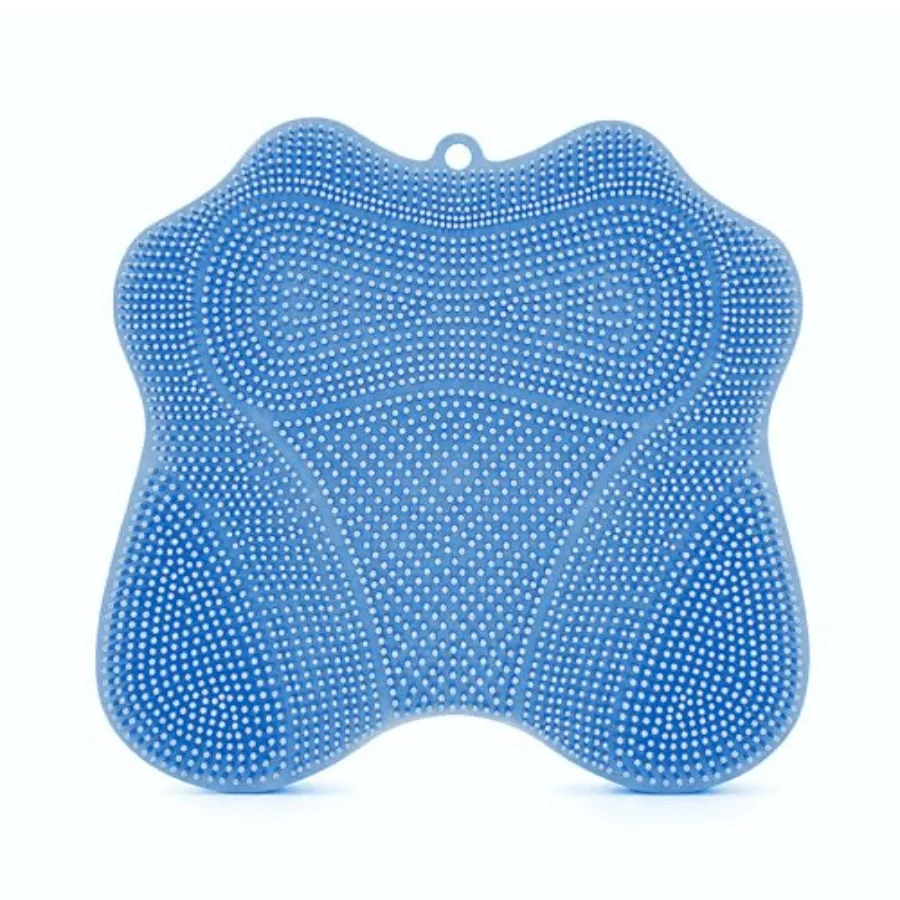 

Dual-Sided Silicone Shower Feet Scrubber Mat Feet Scrubber in Shower for Deep Cleaning and Exfoliation Wall-Mounted Shower Feet