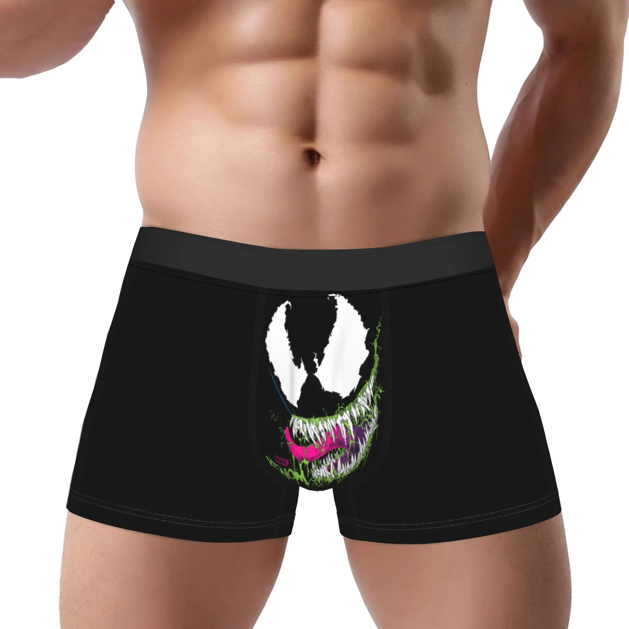 

adults 18 plus Disney boxers Marvel Venom Underpants Breathbale Panties Men Underwear Print Shorts Boxer Briefs