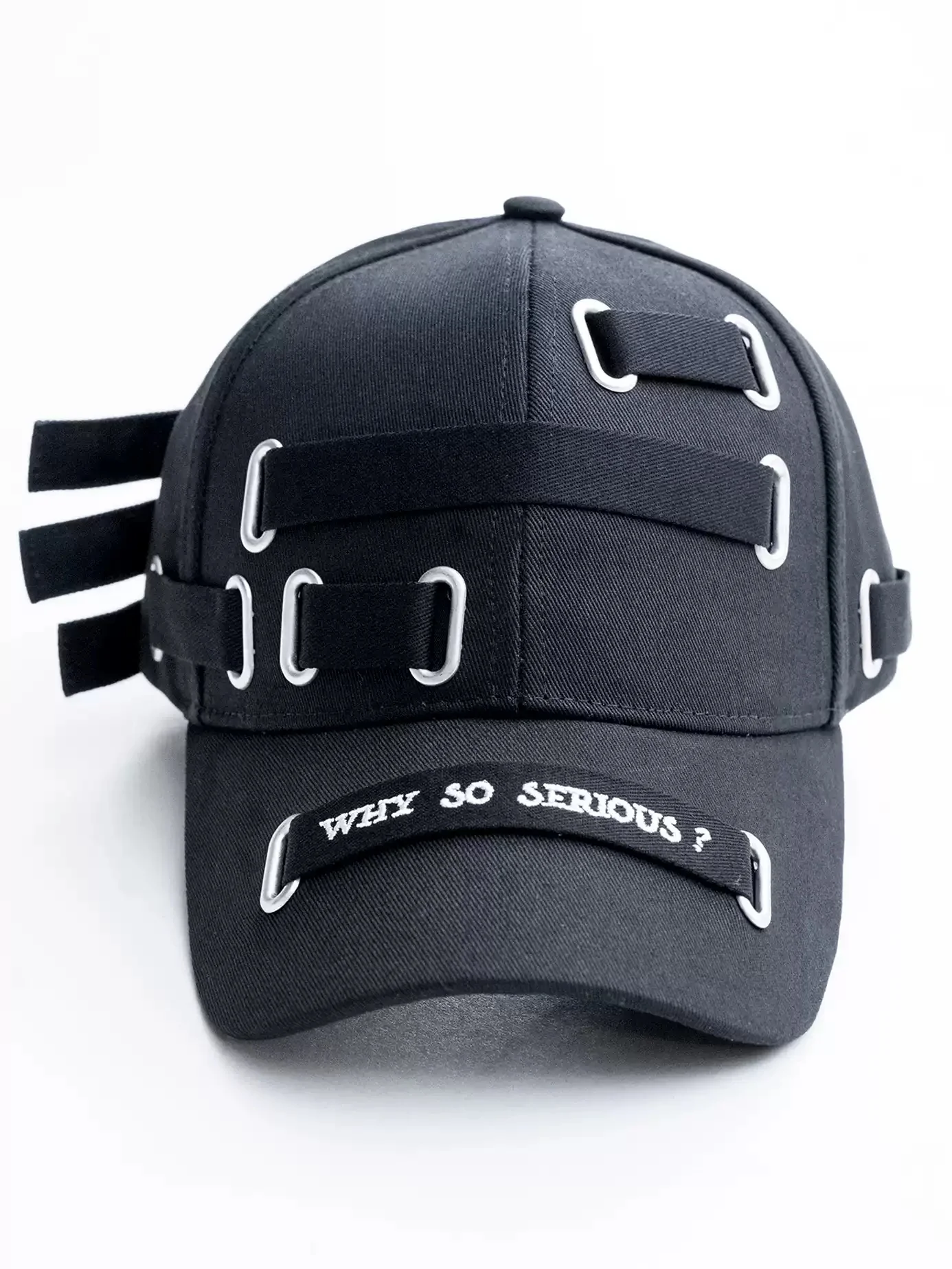 

Niche Fashion Brand Versatile Hard Top Baseball High Street Ribbon Weaving Letter Printing Hats For Man