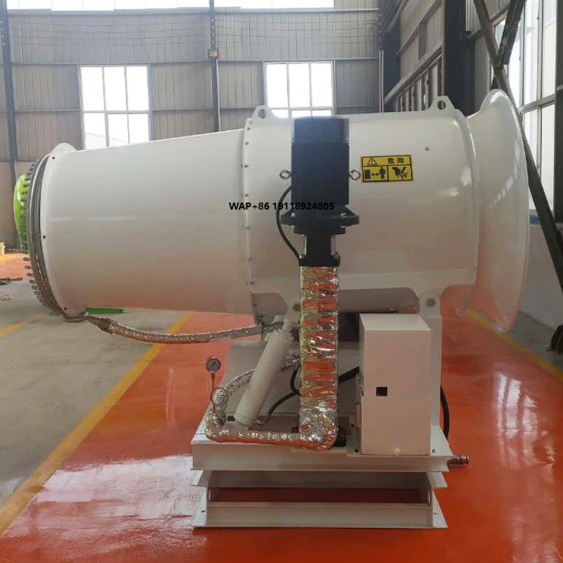 

100m Automatic Stainless Steel Nozzles Trailer Fog Cannon Water Sprayer for Air Pollution Control and Dust Removal